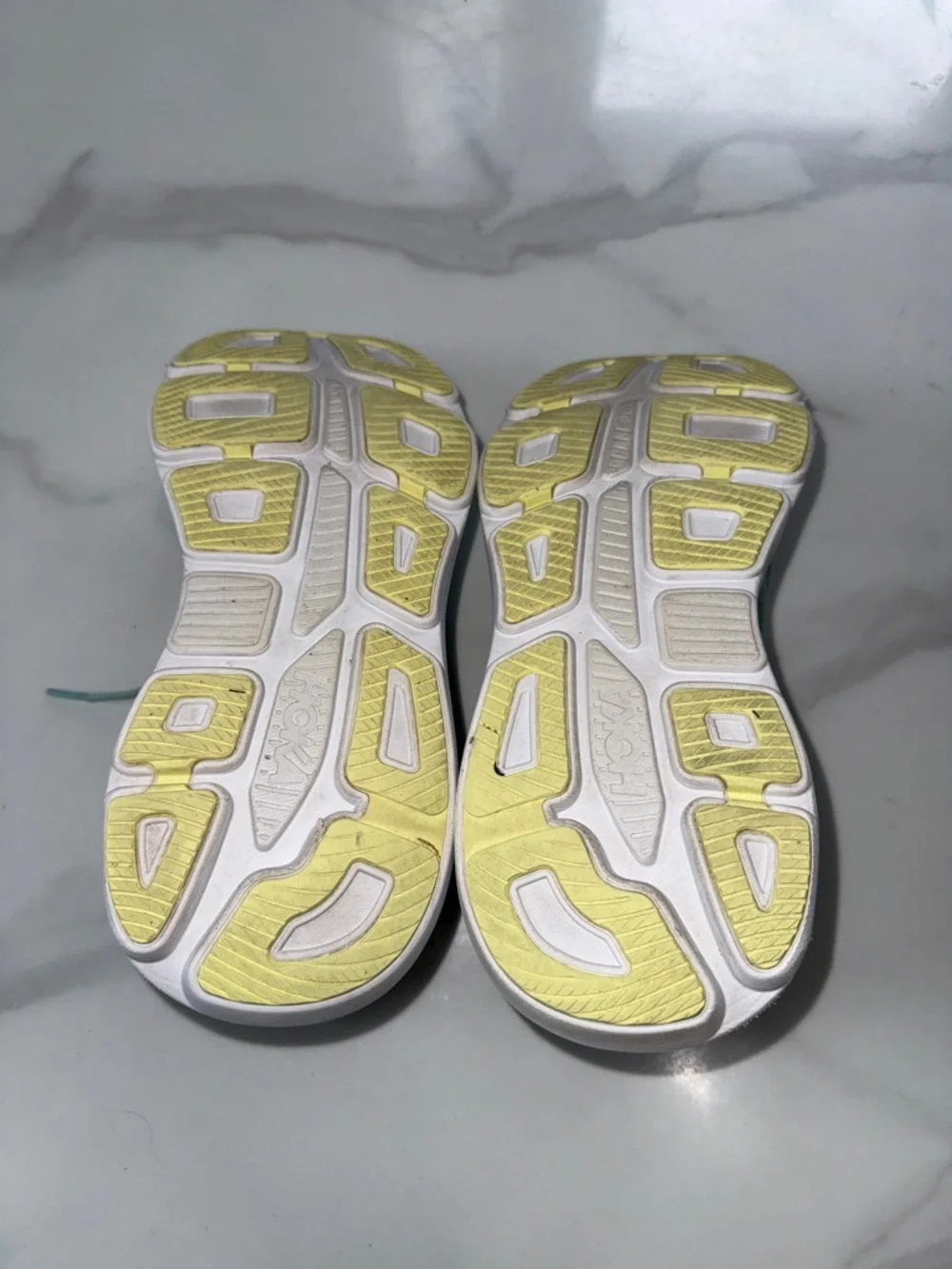 Hoka Women's Mint and Pink Road-Running Sneakers